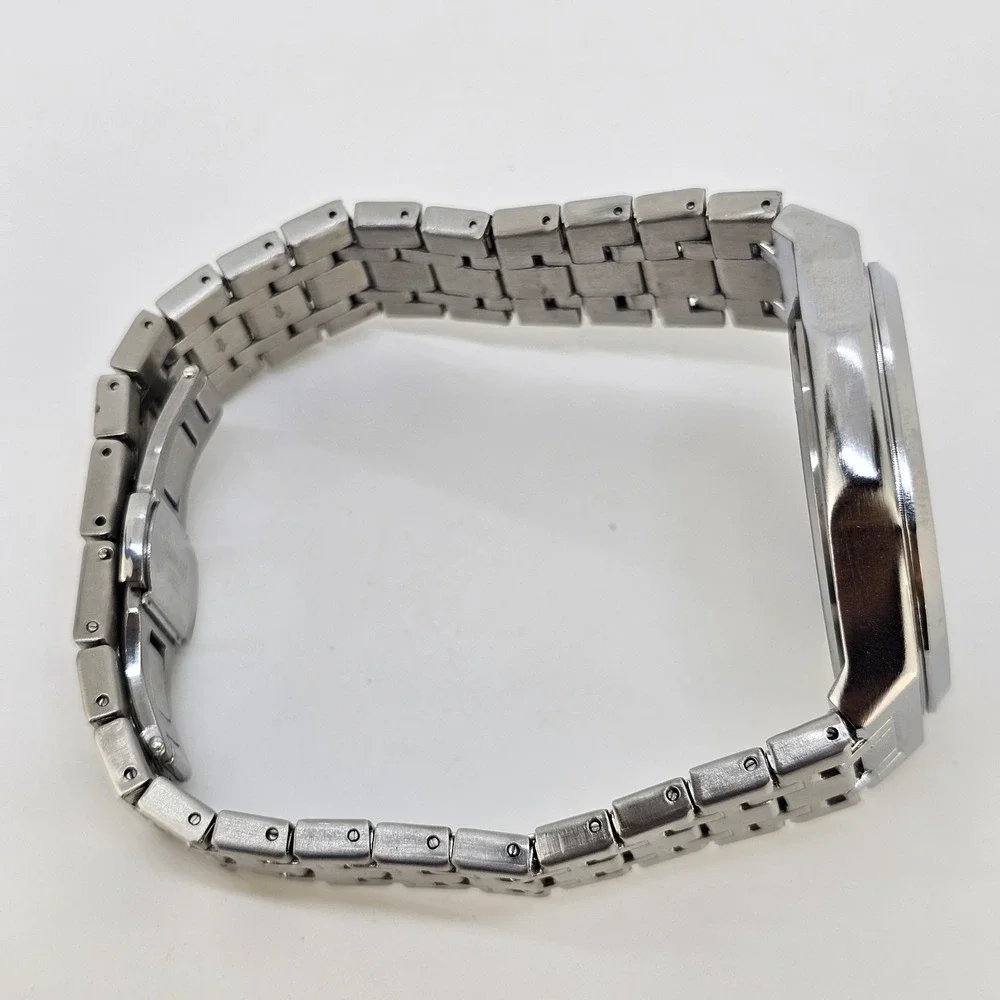 Lucky Fours Men's Watch 44MM Champagne Dial Day Date Gray Band 8